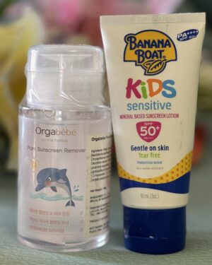 Orgabebe Pure Sunscreen Remover / Non Soap Quick Fix Cleansing Water (150ml) pH 5.5 - Newborn Baby onwards(KKM approved) 