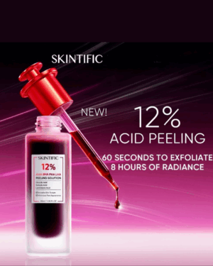 SKINTIFIC Peeling Solution 12% AHA BHA PHA LHA Serum Brightening Whitening for Dark Spot Acne-prone 30ml